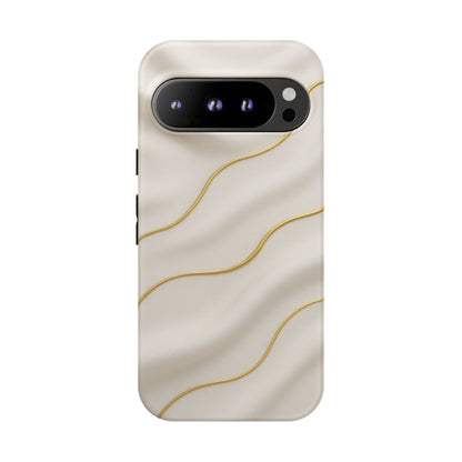 Elegant Gold Wave Tough iPhone Case