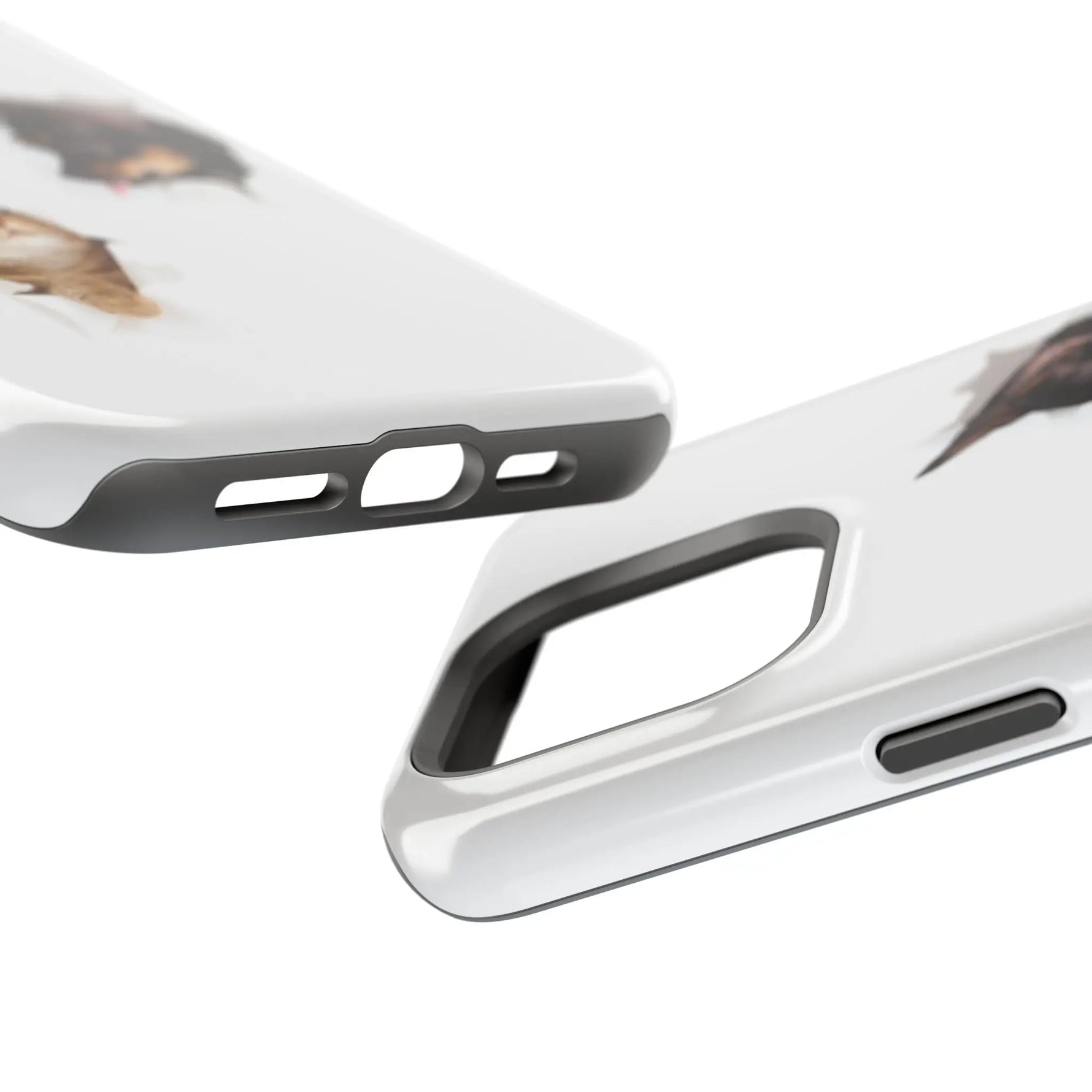 Impact-Resistant Cases with a cat and a dog - Shamo's