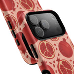 Pomegranate Fruit Tough iPhone Case | MagSafe Compatible - Shamo's