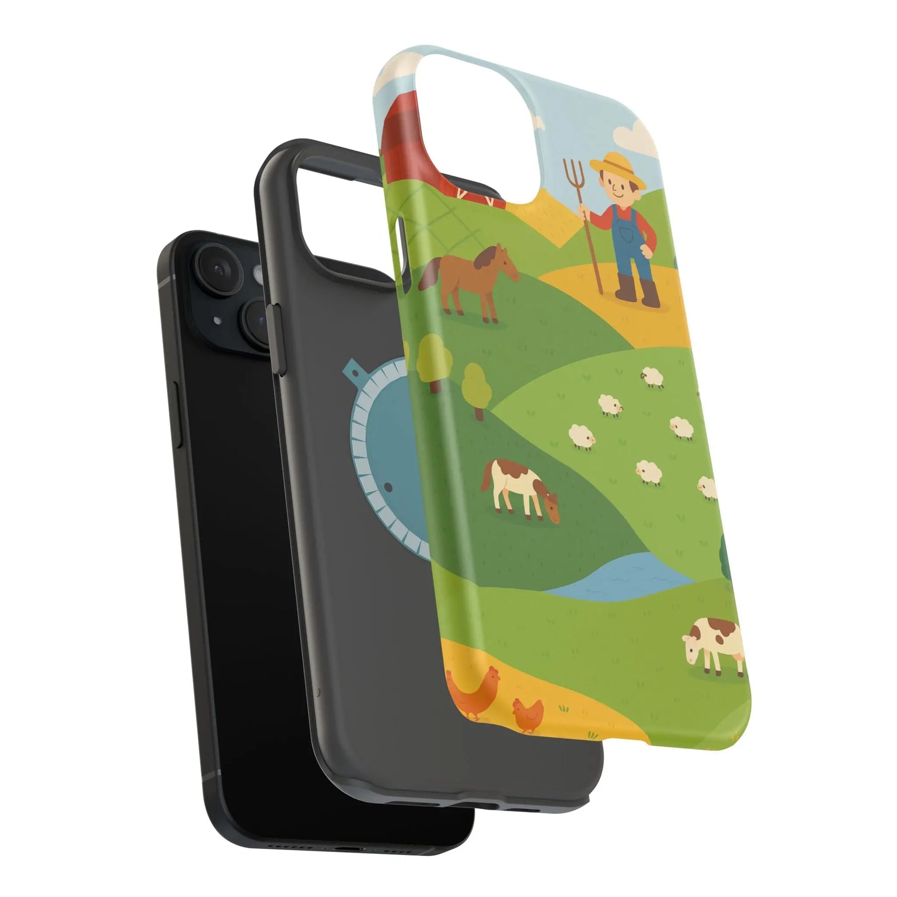Farm-Themed Impact-Resistant MagSafe Phone Case - Shamo's