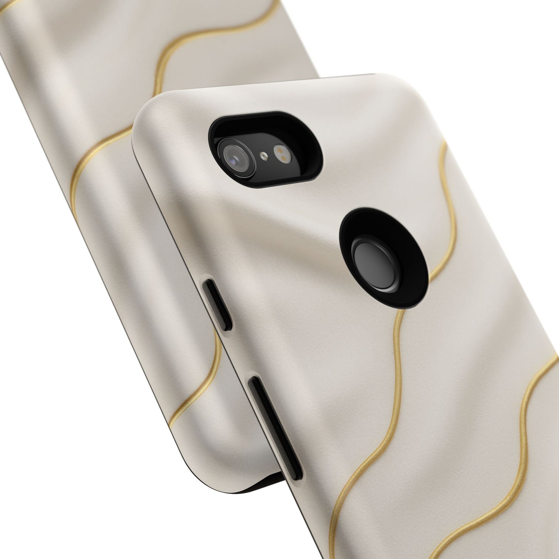 Elegant Gold Wave Tough iPhone Case  Shamo's