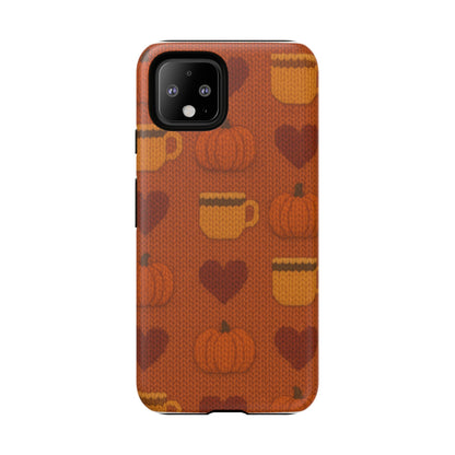 Fall Pumpkin & Coffee iPhone Case