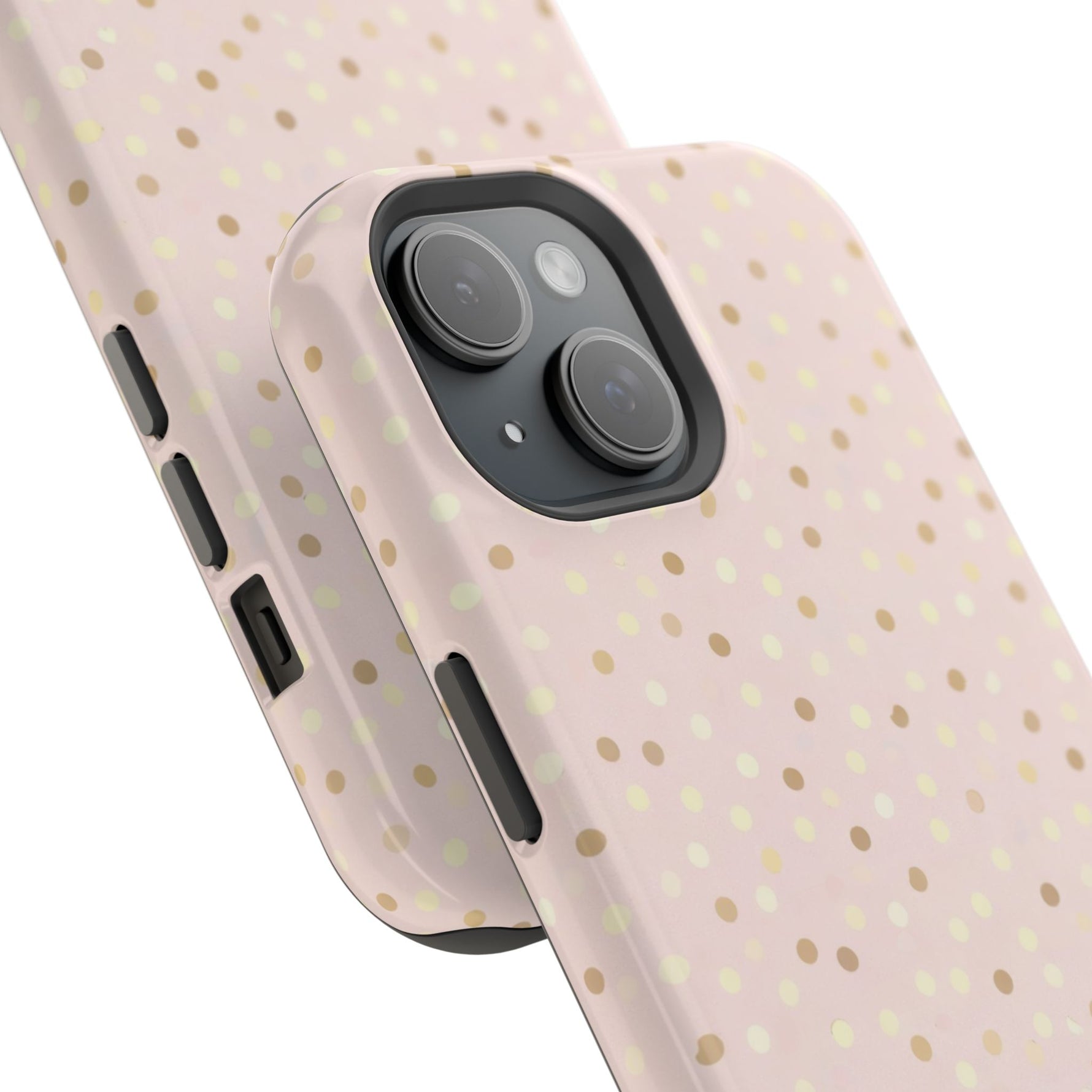 Sparkle Polka Dot Magnetic MagSafe Compatible Impact Phone Case