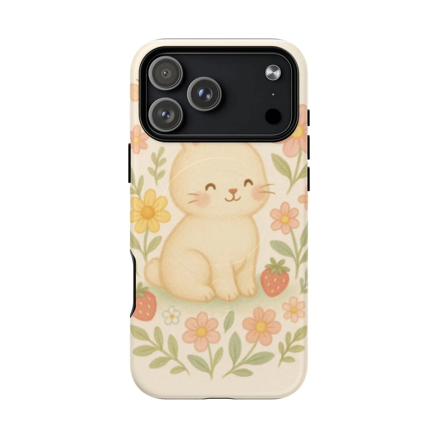 Fluffy Bunny Garden iPhone Case with MagSafe - Shamo's