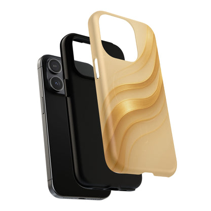 Luxury Series Golden Aura iPhone Case compatible with MagSafe - Shamo's