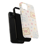 Pastel Love Letter Hearts Impact Phone Case  Shamo's