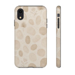 Neutral Pebble Pattern Tough iPhone Case - Shamo's