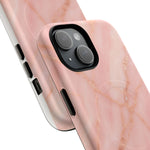 Blush Pink Marble iPhone Case with MagSafe - Shamo's
