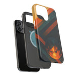 “Geometry of Becoming” Abstract iPhone MagSafe Case — Magnetic Impact-Resistant  Shamo's