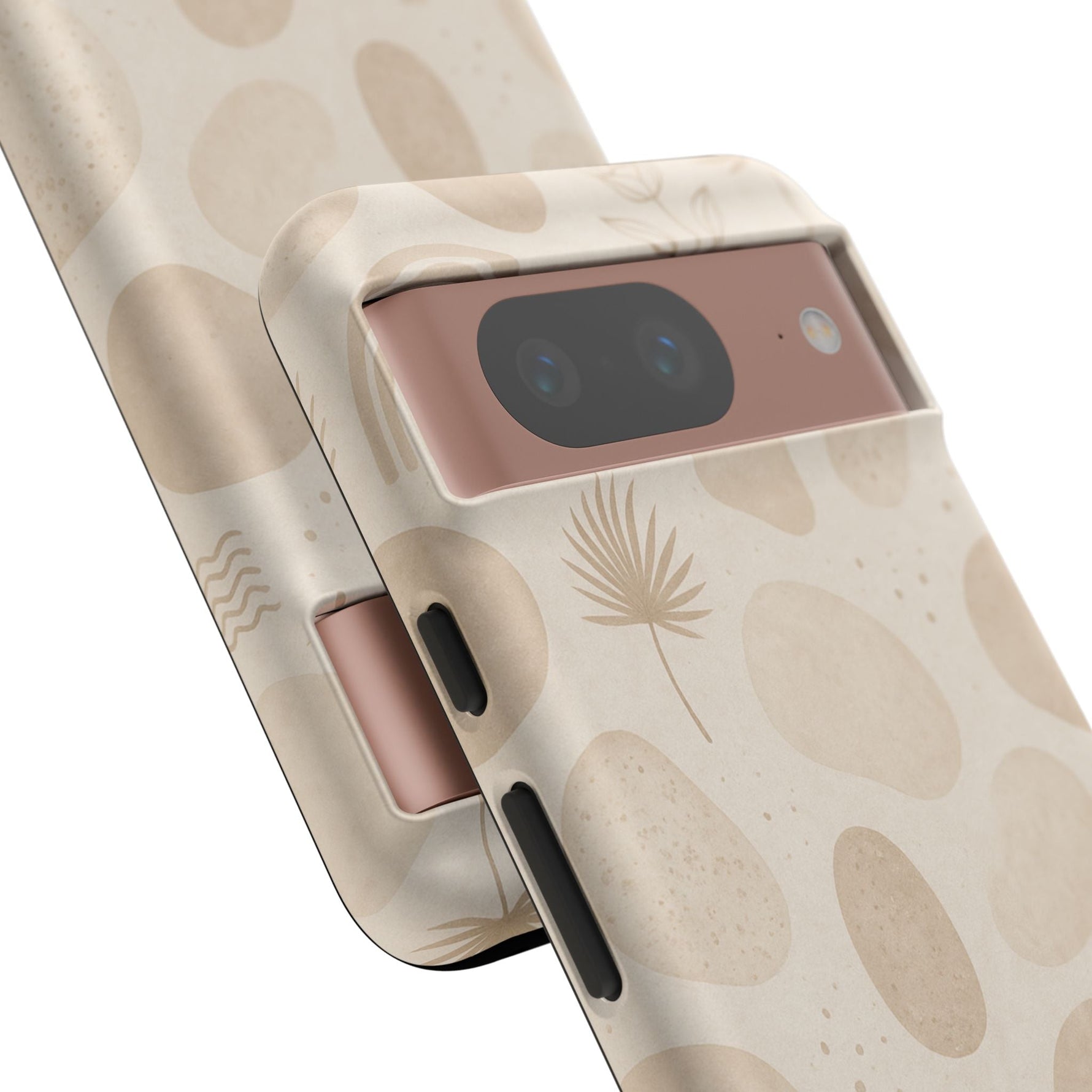 Neutral Pebble Pattern Tough iPhone Case  Shamo's