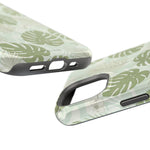 Tropical Monstera Phone Case, Impact-Resistant Magnetic iPhone Cover with MagSafe Compatibility