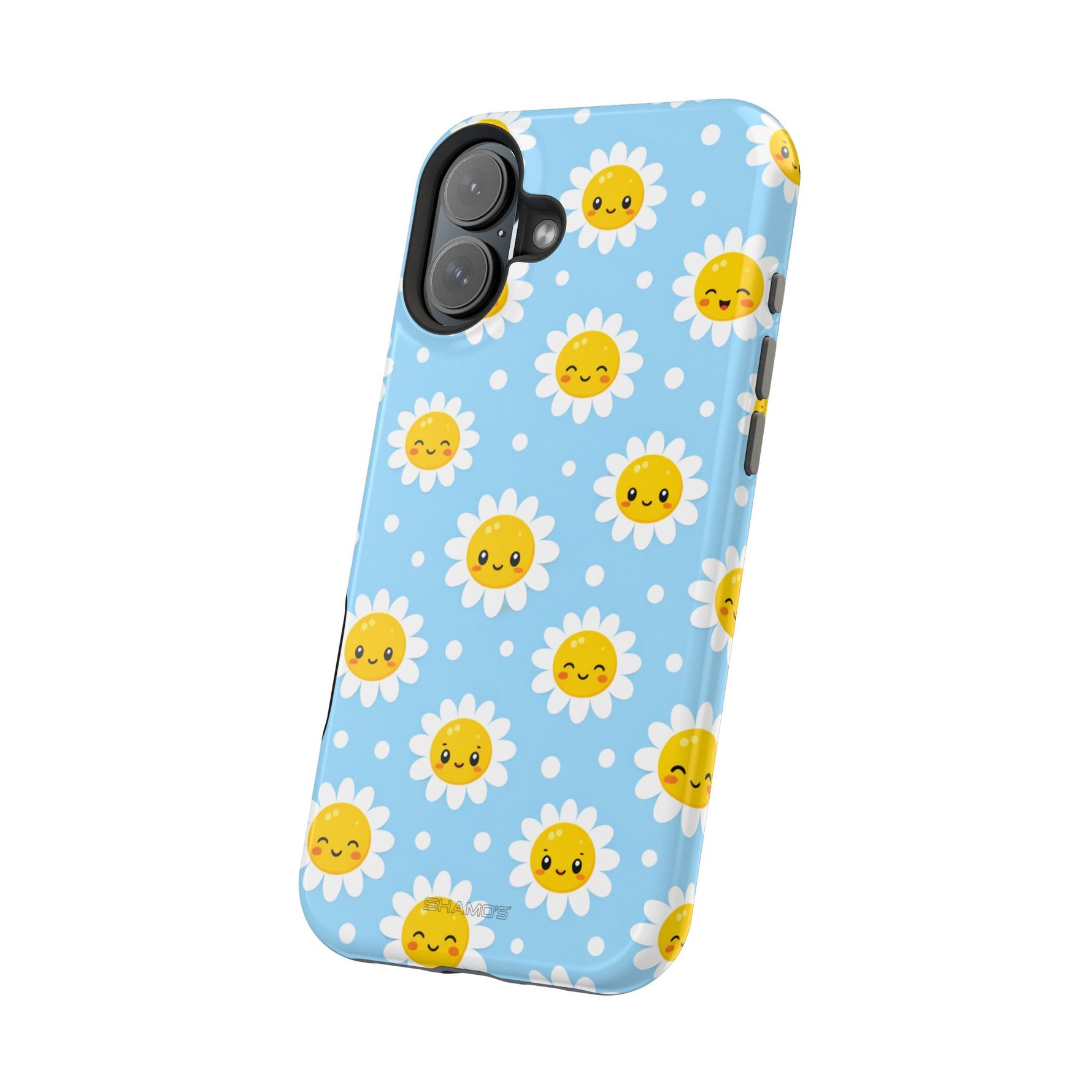 Sunny Daisy MagSafe Compatible Magnetic Phone Case — Impact-Resistant Cover