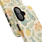 Italian Summer Drawing  iPhone Case — Lemon & Vespa Pattern Tough MagSafe Case  Shamo's