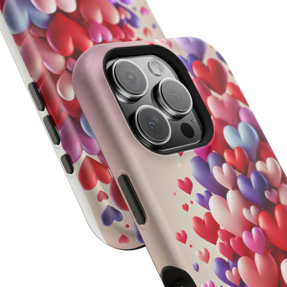 Shamo's Phone Case | MagSafe Compatible | Love Hearts Theme for iPhone 17 and more