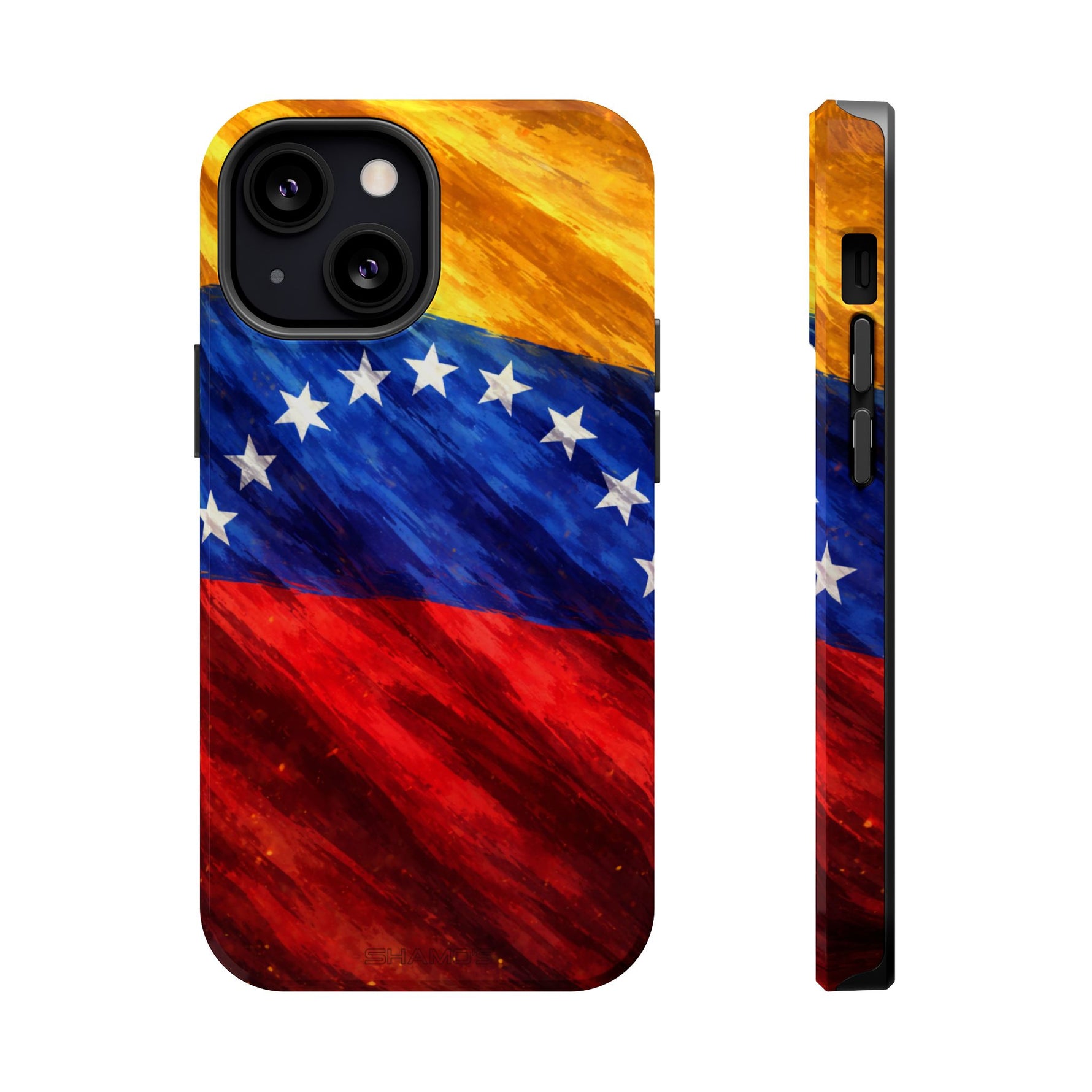 Venezuelan Flag Magnetic Impact-Resistant Phone Case with MagSafe Compatibility - iPhone 13 Mini / Glossy - Shamo's