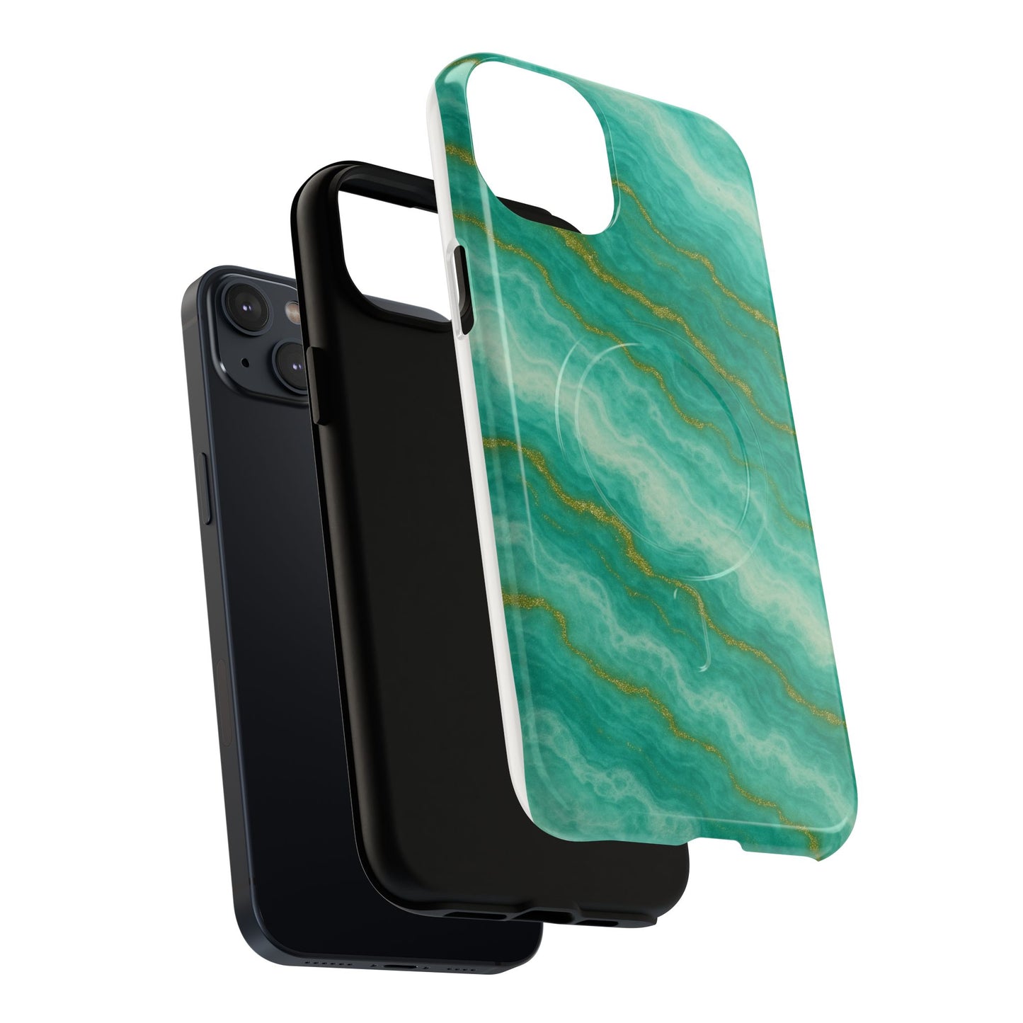 Ocean Marble Flow iPhone Case with MagSafe