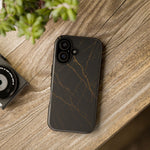 Black Marble Tough iPhone Case  Shamo's