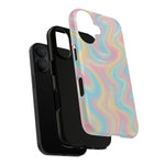 Rainbow Marble Swirl iPhone Case with MagSafe  Shamo's