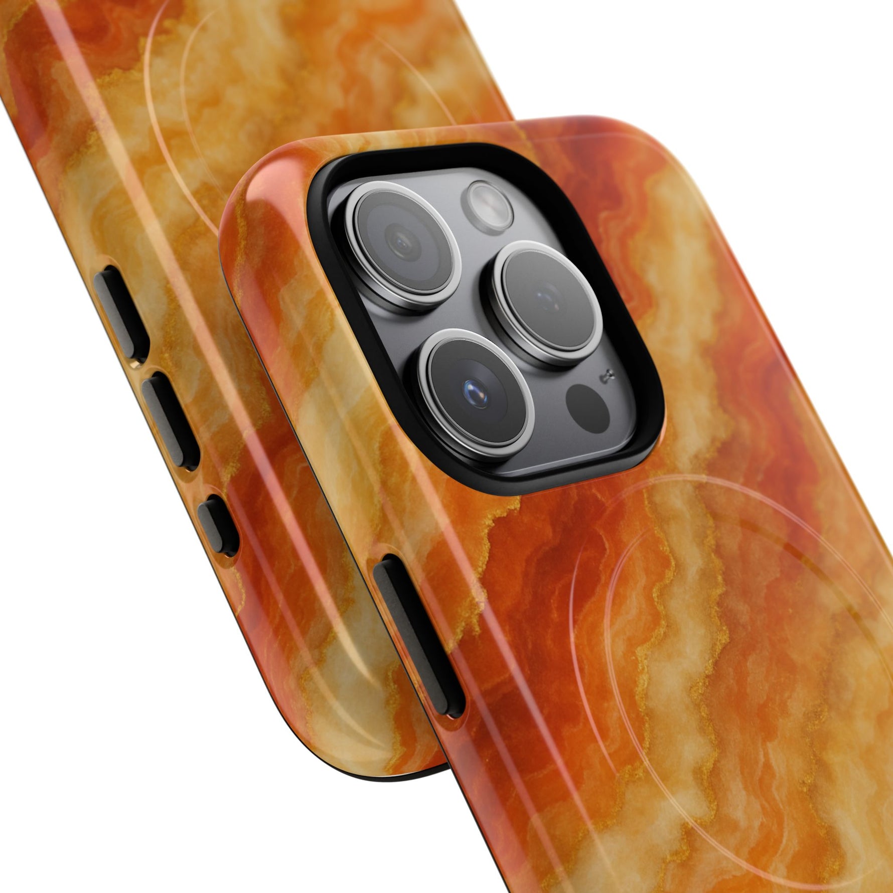Amber Agate Marble iPhone Case with MagSafe - Shamo's