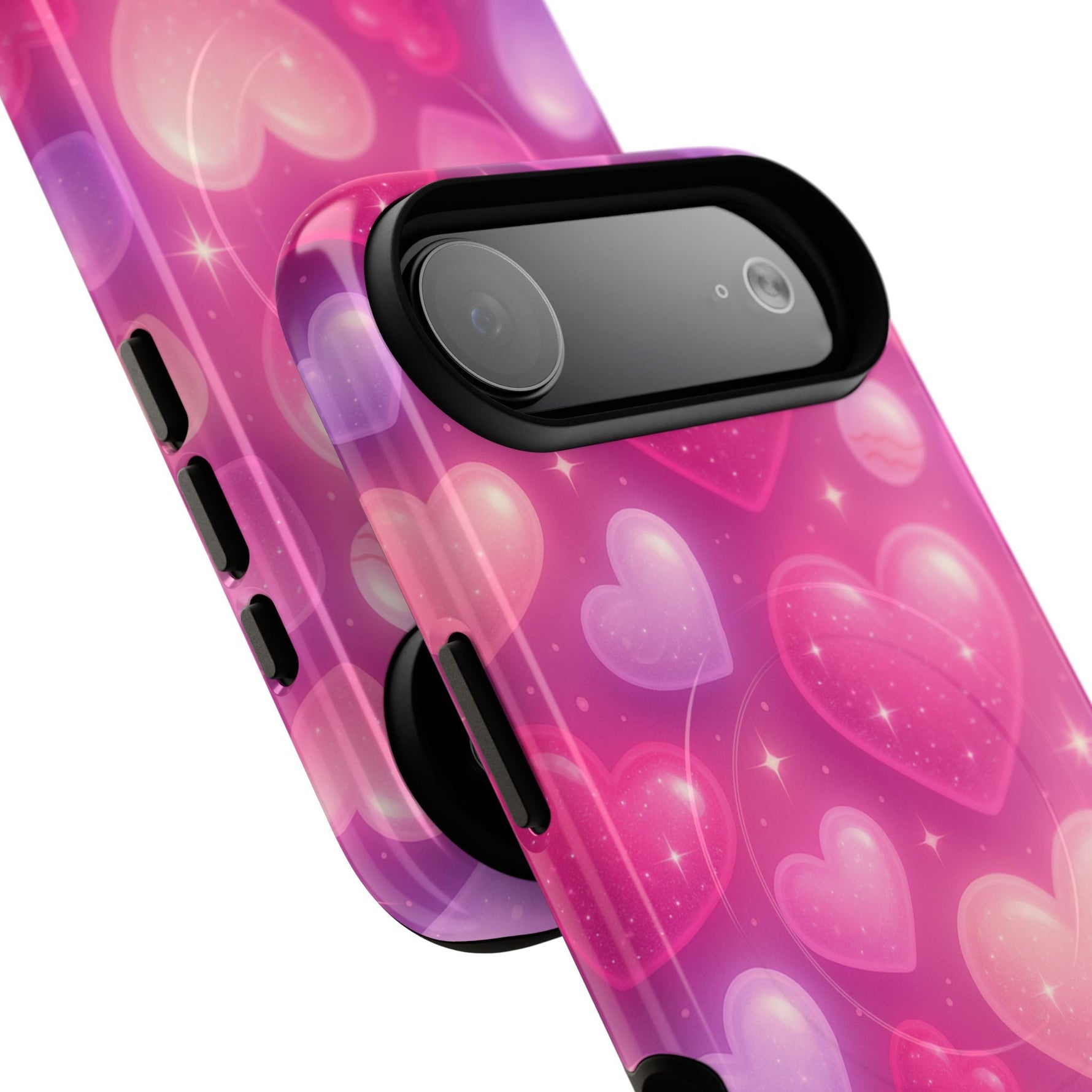 Glitter Hearts Cases for iPhones with MagSafe  Shamo's