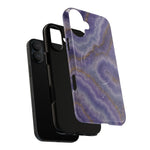 Purple Agate Marble iPhone Case with MagSafe  Shamo's