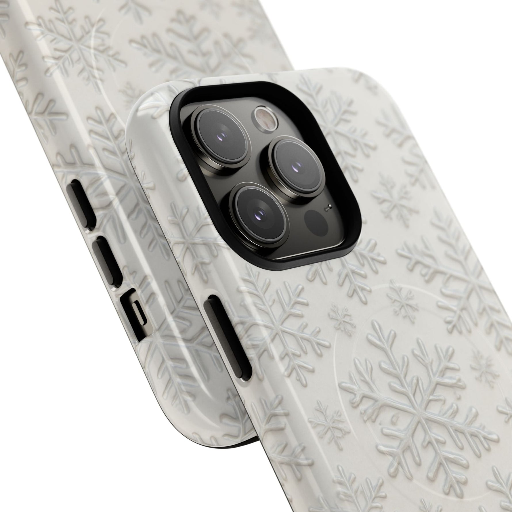Snowflake Texture iPhone Case compatible with MagSafe  Shamo's
