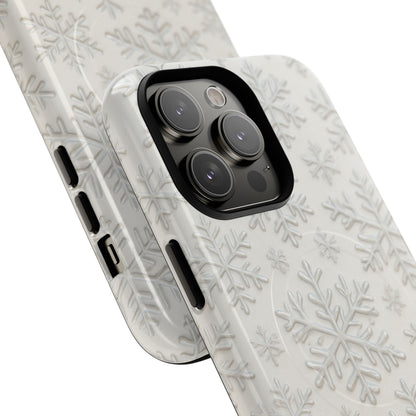 Snowflake Texture iPhone Case compatible with MagSafe