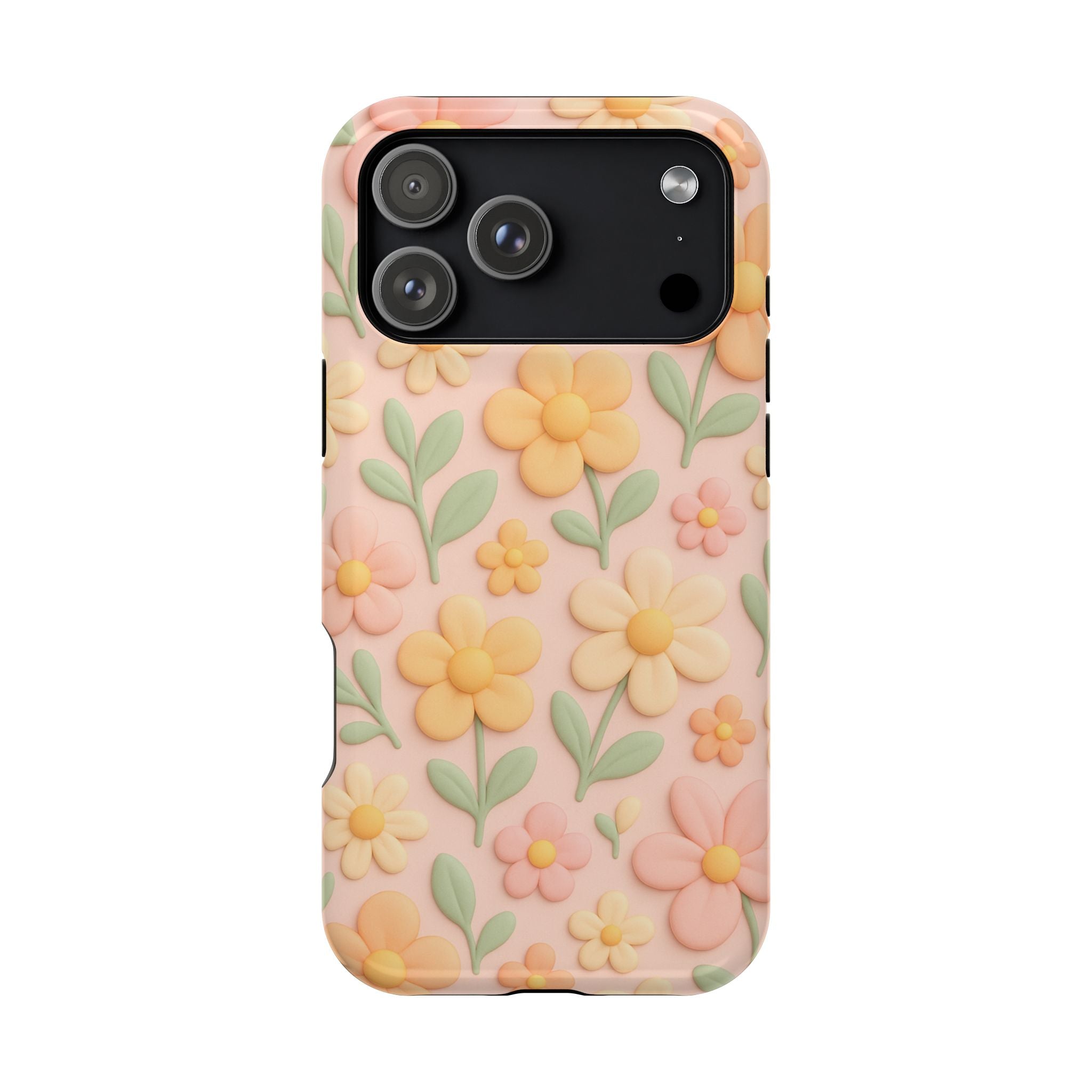 Vintage Floral 3D iPhone Case | MagSafe Compatible - Shamo's