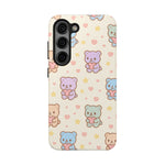 Cute Pastel Bear Impact Phone Case | Heart & Star Kawaii Pattern  Shamo's Samsung Galaxy S23