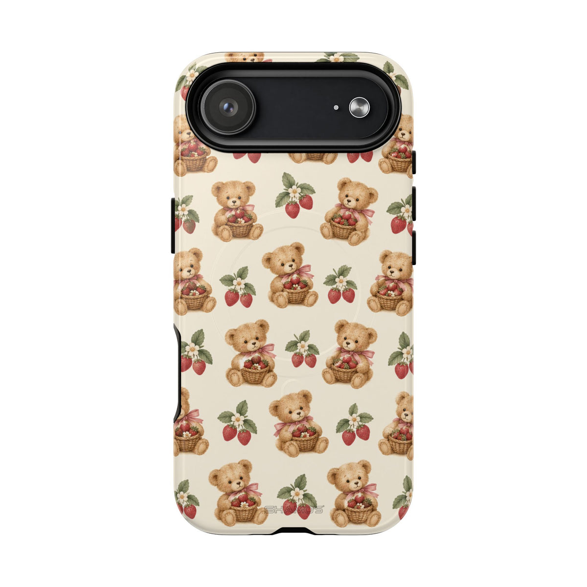 Teddy Berry Basket iPhone Case with MagSafe