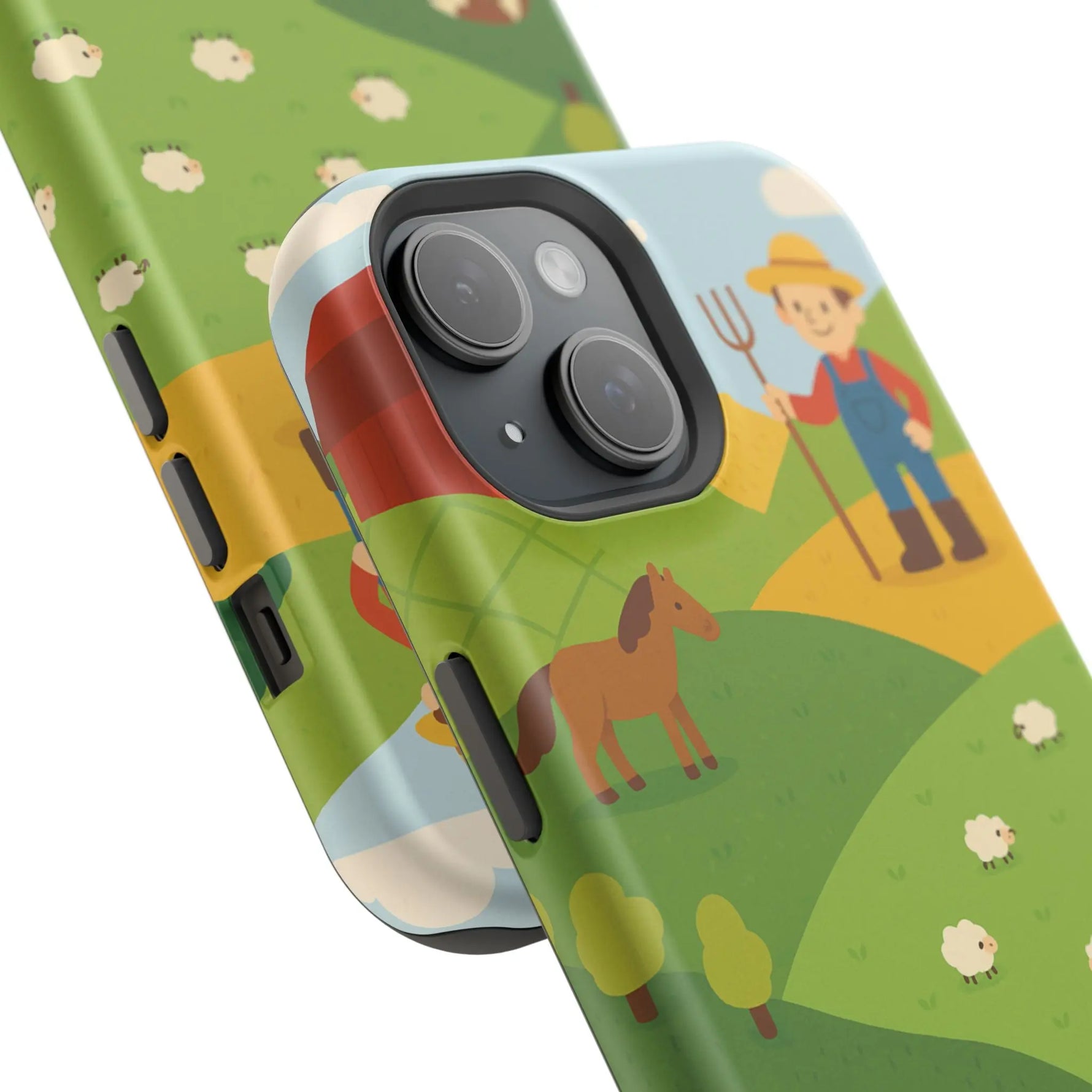 Farm-Themed Impact-Resistant MagSafe Phone Case - Shamo's