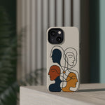 "Connected Lines" Minimalist iPhone Case — MagSafe, Magnetic Impact-Resistant  Shamo's