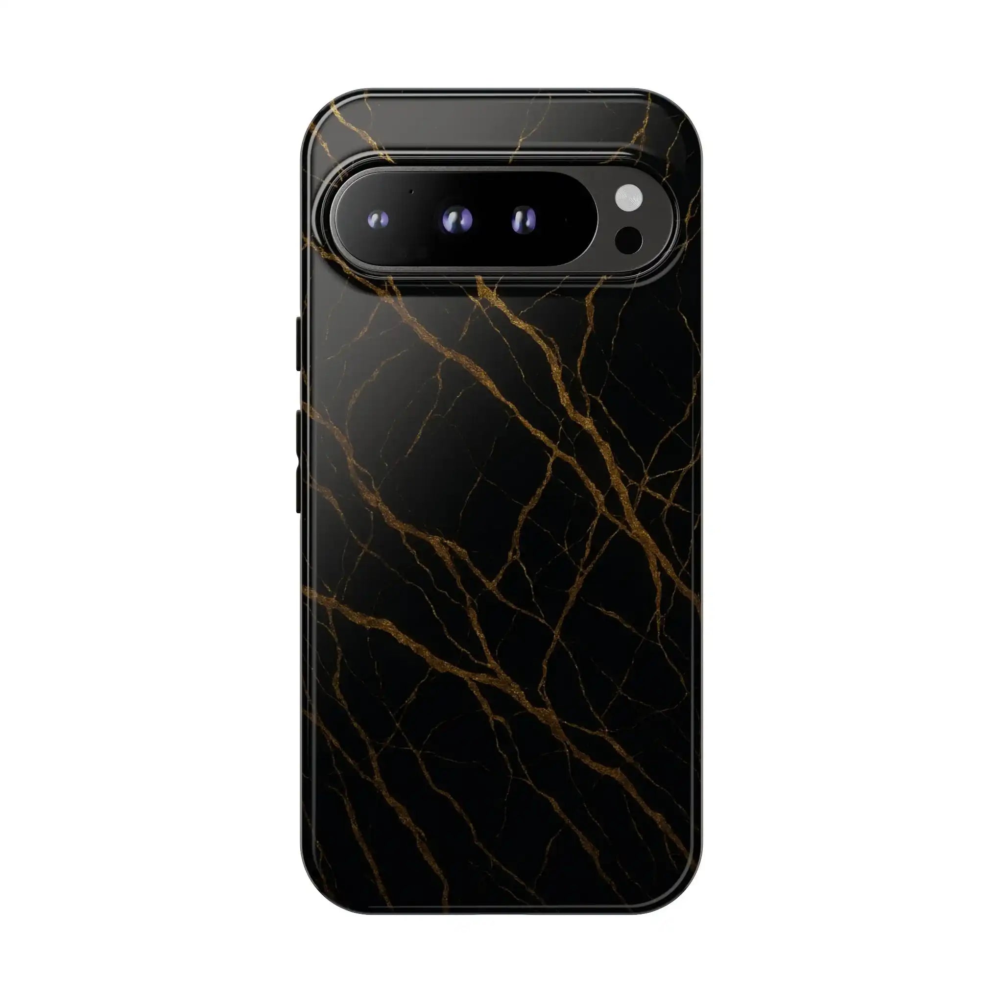 Black Marble Tough Phone Case  Shamo's Google Pixel 9 Pro XL / Glossy