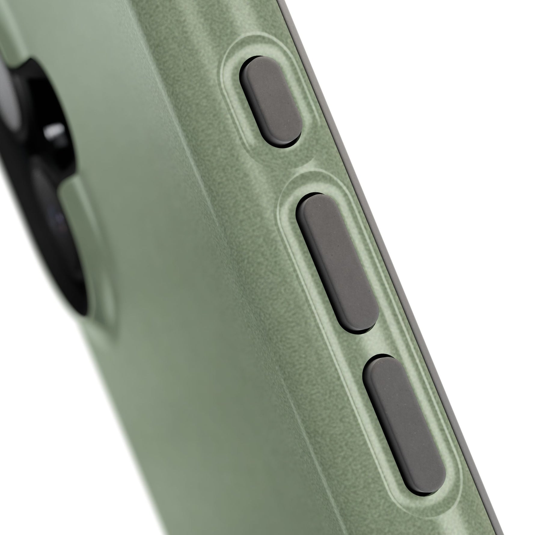Olive Green MagSafe Compatible Impact-Resistant iPhone Case