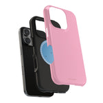 Cotton Candy Pastel Pink Impact-Resistant Phone Case | Slim Protective MagSafe-Compatible Cover