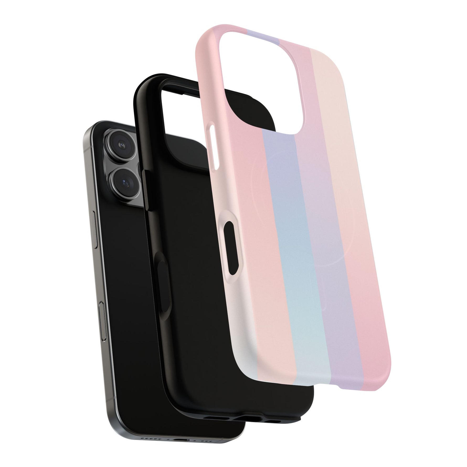 Pastel Stripe Blend Case for iPhone | MagSafe - Shamo's