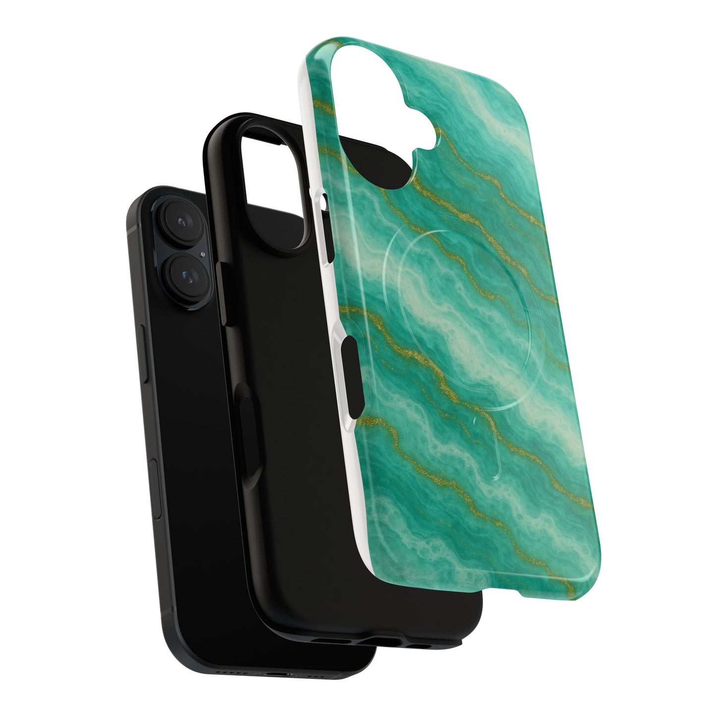 Ocean Marble Flow iPhone Case with MagSafe