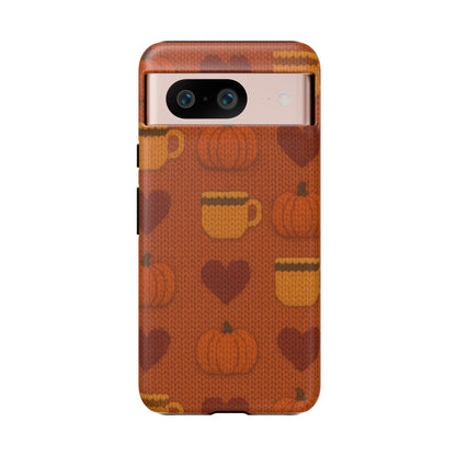 Fall Pumpkin & Coffee iPhone Case