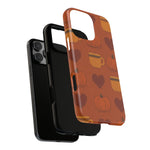 Fall Pumpkin & Coffee iPhone Case  Shamo's