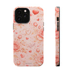 Floral Hearts Magnetic Impact-Resistant Phone Case - iPhone 13 Pro Max / Glossy - Shamo's