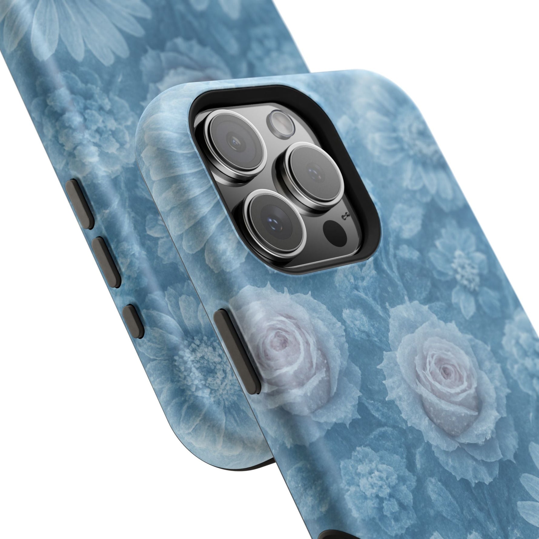 Frozen Beauty Floral Rose iPhone Case | MagSafe compatible  Shamo's