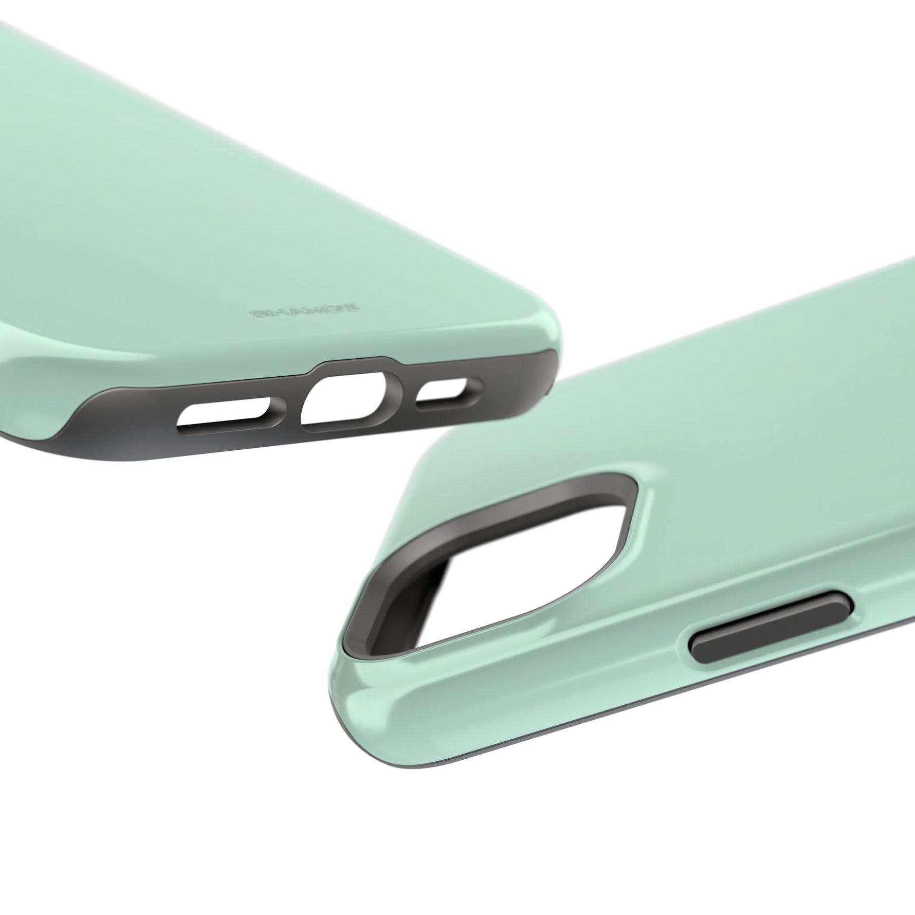 Frosted Mint MagSafe Compatible Impact-Resistant iPhone Case
