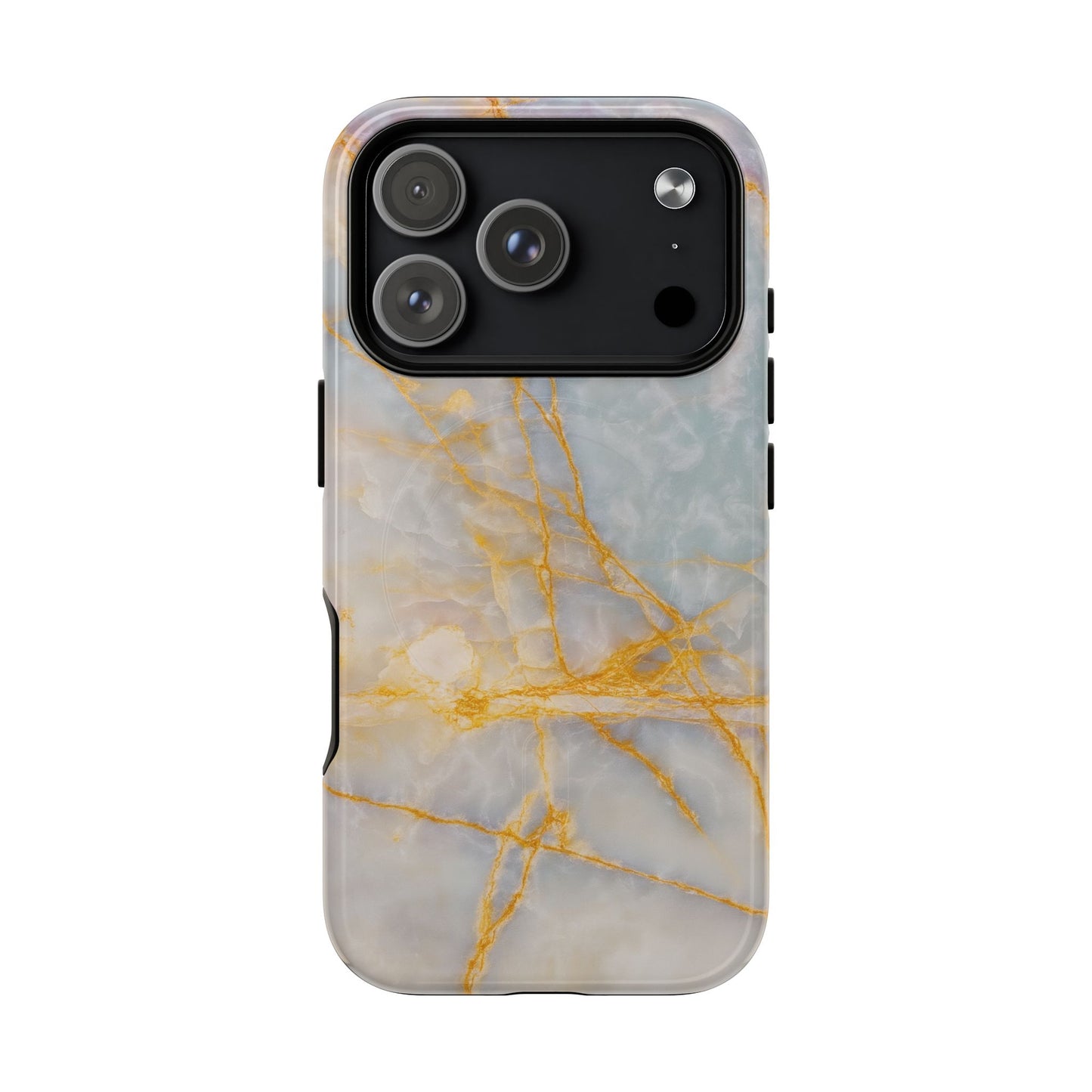 Marble Gold Vein iPhone Case (MagSafe Compatible)
