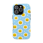 Sunny Daisy MagSafe Compatible Magnetic Phone Case — Impact-Resistant Cover