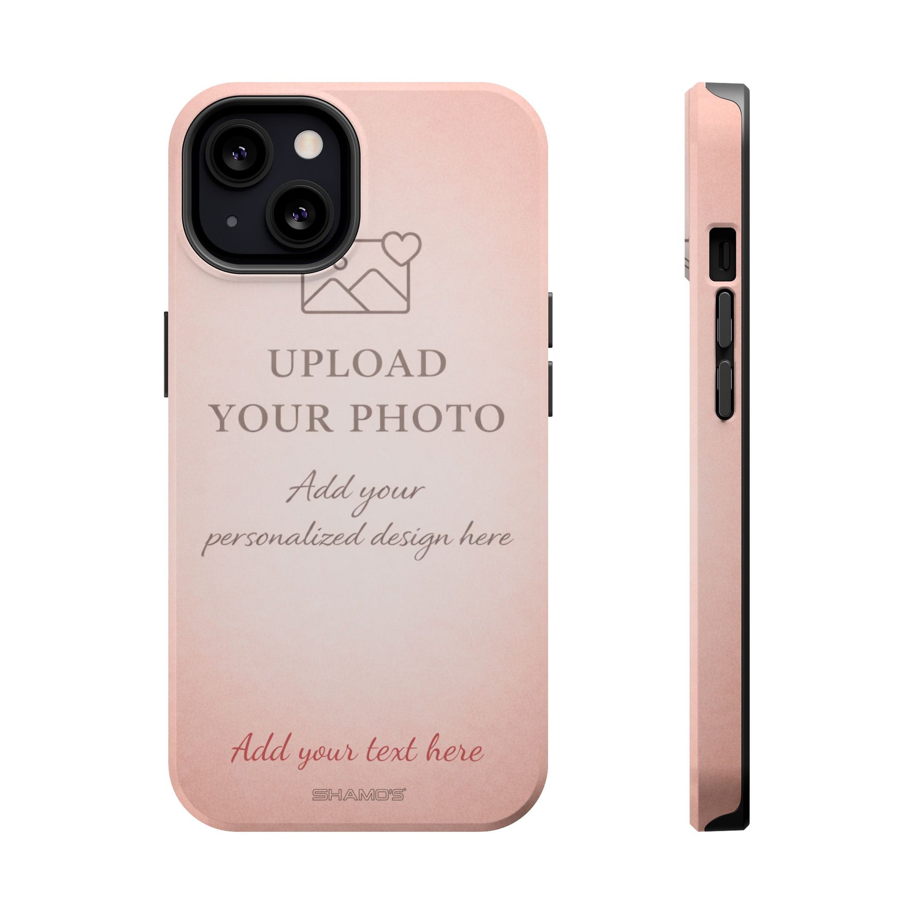 Personalizable iPhone Case | Add Your Own Photo and Text | MagSafe Compatible - iPhone 13 / Glossy - Shamo's