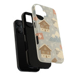 Swiss Chalet Sheep Pattern Tough MagSafe iPhone Case  Shamo's