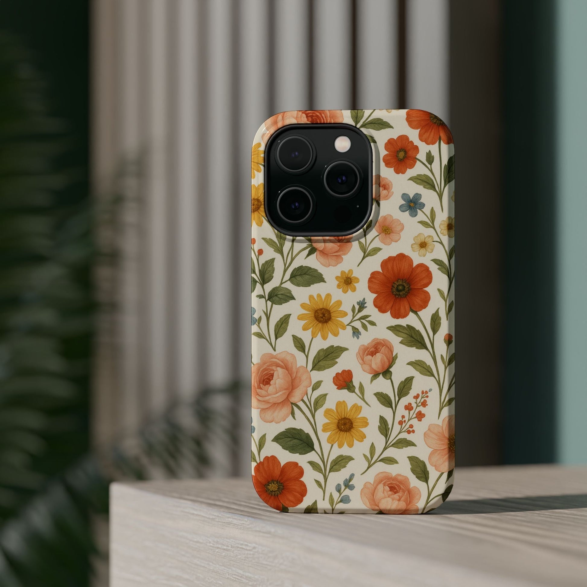 Floral Vintage Garden iPhone Case — with MagSafe  Shamo's