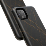 Black Marble Tough iPhone Case  Shamo's