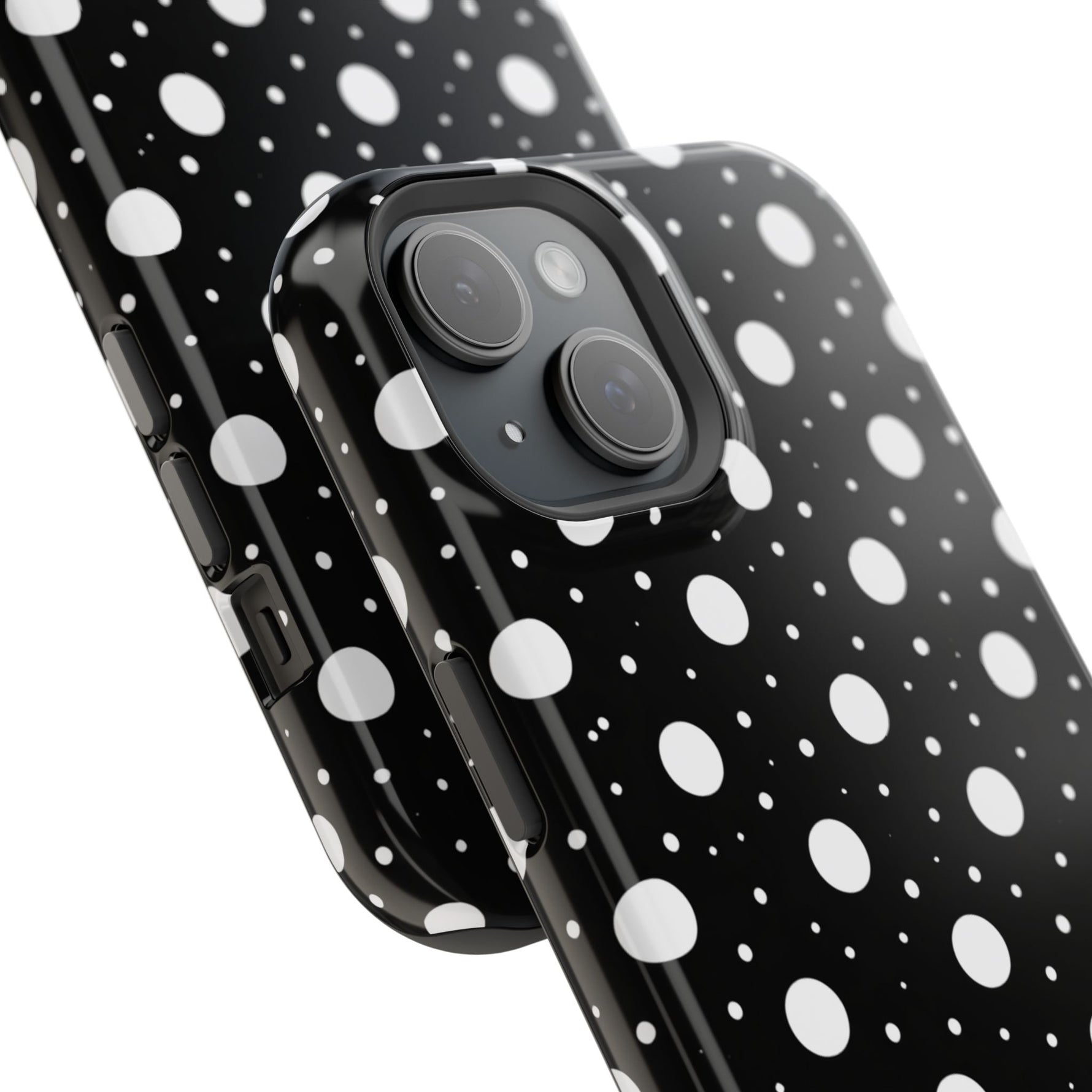 Polka Dot Impact-Resistant iPhone Case | MagSafe