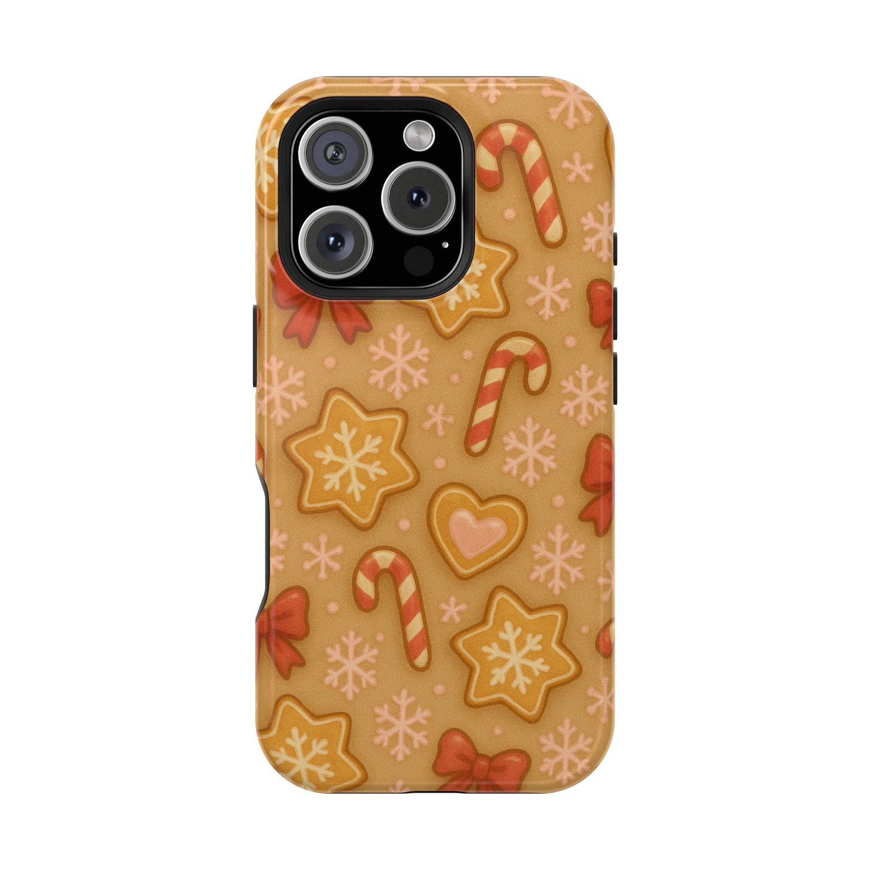 Candy Cane & Gingerbread Holiday iPhone Case — Impact-Resistant  Shamo's iPhone 16 Pro / Glossy / Without gift packaging